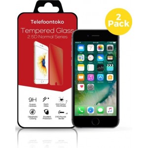 iPhone 6 Plus en 6s Plus Glazen Screenprotector 2 x | Gehard Beschermglas |Tempered Glass