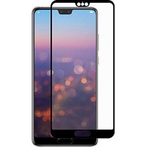 2 Pack Huawei P20 Screenprotector Glazen Gehard  Full Cover Volledig Beeld Tempered Glass