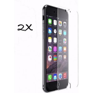 iPhone 8 / 7 / 6 Screenprotector Glas 2x – Tempered Glass - Transparant 2.5D 9H (0.3mm) (Extra voordelig) - Eff Pro