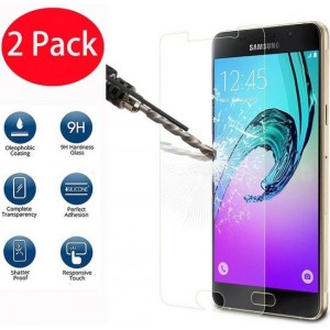 2 Stuks Screenprotector Tempered Glass Glazen Gehard Screen Protector 2.5D 9H (0.3mm) - Samsung Galaxy A5 2016