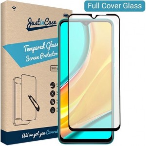 Just in Case Full Cover Tempered Glass Xiaomi Redmi 9 Protector - Black