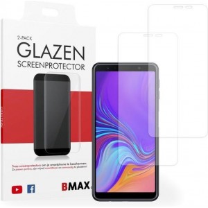 2-pack BMAX Samsung Galaxy A7 2018 Glazen Screenprotector / Beschermglas / Tempered Glass / Glasplaatje