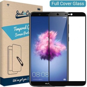 Just in Case Full Cover Tempered Glass Huawei P Smart  Protector - Black