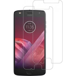 2 Stuks Screenprotector Tempered Glass Glazen Gehard Screen Protector 2.5D 9H (0.3mm) - Motorola Moto Z2 Play