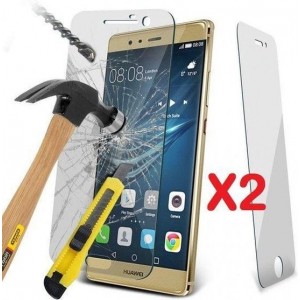 1 + 1 Gratis Huawei P9 Plus glazen Screen protector Tempered Glass 2.5D 9H (0.3mm)