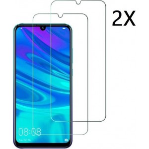 Ntech 2 Stuks Screenprotector Tempered Glass Glazen Screenprotector voor Huawei P Smart Plus (2019)