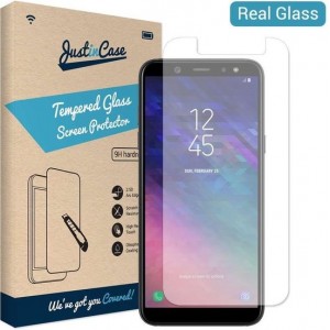 Just in Case Tempered Glass Samsung Galaxy A6 (2018) Protector - Arc Edges