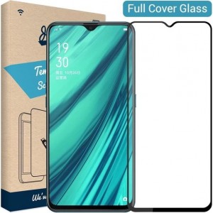 Just in Case Full Cover Tempered Glass voor Oppo A9 2020 - Zwart