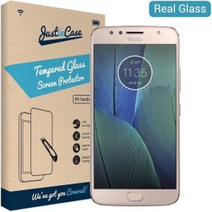 Just in Case Tempered Glass Motorola Moto G5S Plus Protector - Arc Edges