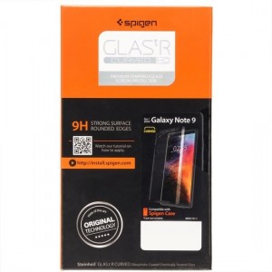 Spigen Gal Note9 Glas Glas.tR Curv HD Bl