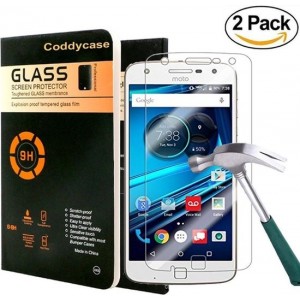 2 Stuks Pack Motorola Moto Z Play Tempered Glass Screen protector 2.5D 9H 0.26mm