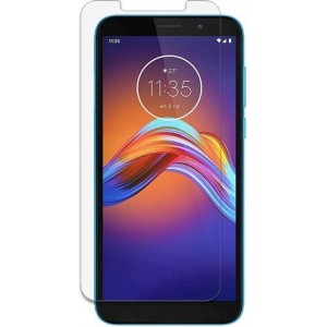 Motorola Moto E6 Play screenprotector - Tempered Glass Screenprotector - Case-Friendly