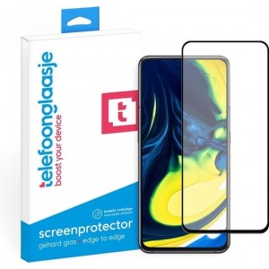 Samsung Galaxy A80 screenprotector gehard glas Edge to Edge