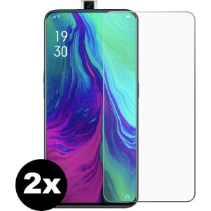 OPPO Reno 2Z Screenprotector Tempered Glass Gehard Glas Cover - 2 PACK