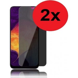 Samsung A71 Screenprotector - Samsung Galaxy A71 Screen Protector 2x Privacy Bescherm Glas