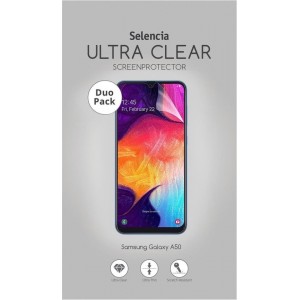 Selencia Duo Pack Ultra Clear Screenprotector voor de Samsung Galaxy A50