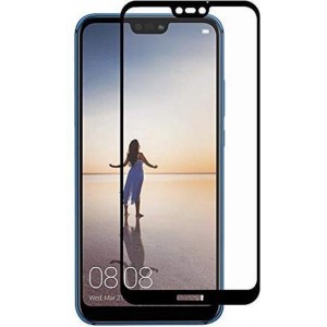 2 Pack Huawei P20 Lite Screenprotector Glazen Gehard  Full Cover Volledig Beeld Tempered Glass
