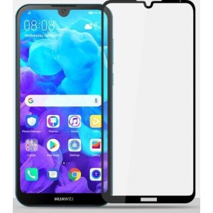 Honor 8s - Full Cover Screenprotector - Gehard Glas - Zwart