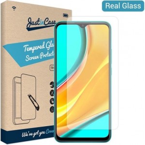 Just in Case Tempered Glass Xiaomi Redmi Note 9 Protector - Arc Edges