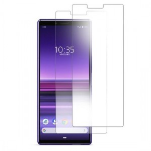 MMOBIEL 2 Stuks Sony Xperia 1 Glazen Screenprotector Tempered Gehard Glas 2.5D 9H (0.26mm) - inclusief Cleaning Set