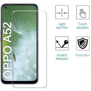 OPPO A52 Screenprotector - Tempered Glass - Anti Burst - Anti Shock screen protector - Perfect fit - Epicmobile