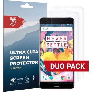 Rosso OnePlus 3 / 3T Ultra Clear Screen Protector Duo Pack