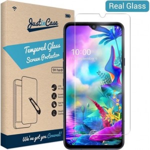 Just in Case Tempered Glass LG G8X ThinQ Protector - Arc Edges