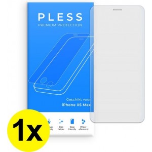 1x Screenprotector iPhone XS Max - Beschermglas Tempered Glass Cover - Pless®