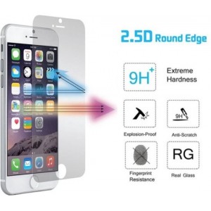 Screenprotector Geschikt voor Apple iPhone 6 Plus / 6S Plus - Tempered Glass Screenprotector 2,5D 9H (Gehard Glas)