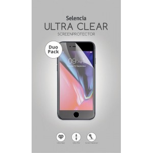 Selencia Duo Pack Ultra Clear Screenprotector voor de Motorola Moto G8 Power Lite