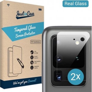 Just in Case Tempered Glass voor de Samsung Galaxy S20 Ultra Camera Lens 2 stuks