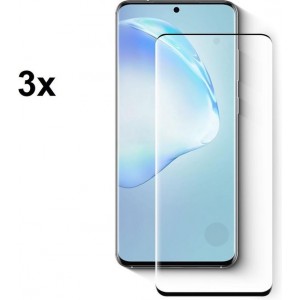 4mobilez set 3x screenprotectors samsung S20 Plus - 5D edge-to-edge