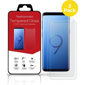 Samsung Galaxy S9 Glazen Screenprotector 2 x | Gehard Beschermglas |Tempered Glass