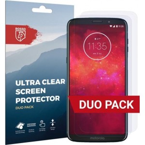 Rosso Motorola Moto Z3 Play Ultra Clear Screen Protector Duo Pack