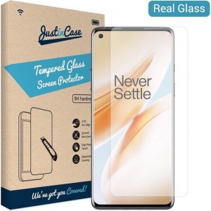 Just in Case Tempered Glass OnePlus 8 Protector - Arc Edges