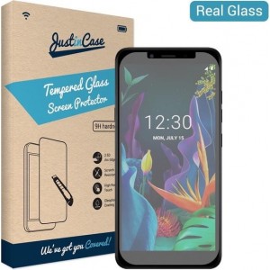 Just in Case Tempered Glass LG K20 Protector - Arc Edges