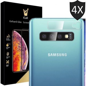 iCall - Samsung Galaxy S10 Plus Screenprotector Camera Lens - Tempered Glass Gehard Glas - 4 Stuks