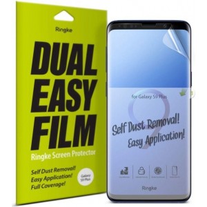 Ringke DualEasy Anti-Stof Screen Protector Galaxy S9 Plus 2-Pack