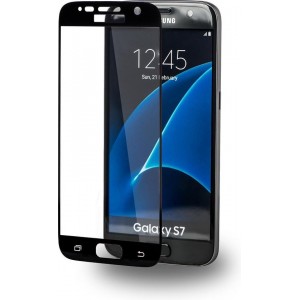 Azuri screenprotector Curved Tempered Glass RINOX ARMOR - Voor Samsung Galaxy S7 - Zwart