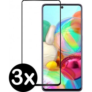 Samsung Galaxy S10 Lite Screenprotector Glas 3D Full Cover - 3 PACK