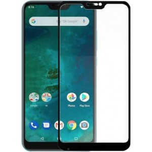 Huawei P Smart Plus - Full Cover Screenprotector - Gehard Glas - Zwart