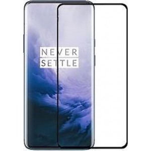 OnePlus 7 Pro - Full Cover Screenprotector Folie - Zwart