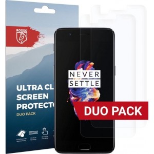 Rosso OnePlus 5 Ultra Clear Screen Protector Duo Pack