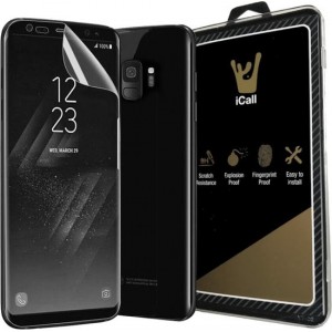 Screenprotector Samsung Galaxy S9 van iCall - Glas PET Folie Screen Protector Transparant 0.2mm 9H