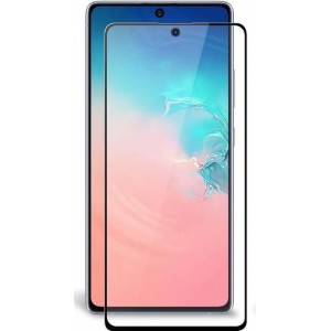 Samsung Galaxy S10 Lite - Full Cover Screenprotector - Gehard Glas - Zwart