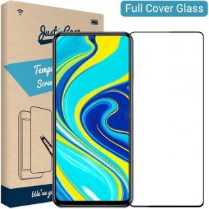 Just in Case Full Cover Tempered Glass Xiaomi Redmi Note 9 Pro Protector - Black