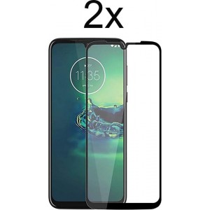 Motorola G8 Plus Screenprotector Full Cover - Motorola Moto G8 Plus Screen Protector Glas - 2x Tempered Glass Screen Protector