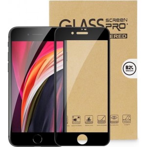 Tempered Glass iPhone SE 2020 Screen Protector Glas Volledige Dekking