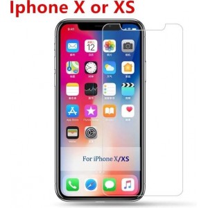 iPhone Glazen screenprotector iphone X/XS apple tempered glass | Gehard glas Screen beschermende Glas Cover Film