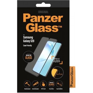 PanzerGlass Case Friendly Biometric Screenprotector voor de Samsung Galaxy S20 - Zwart